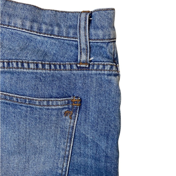 Madewell High-Rise Denim Boyshorts Style F1607 Raw Hem Size 28 - Picture 7 of 8